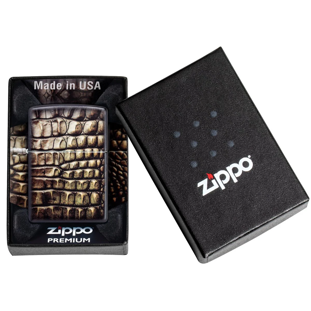 Zippo Lighter: Alligator Skin - 540 Color 46356 - Image 9