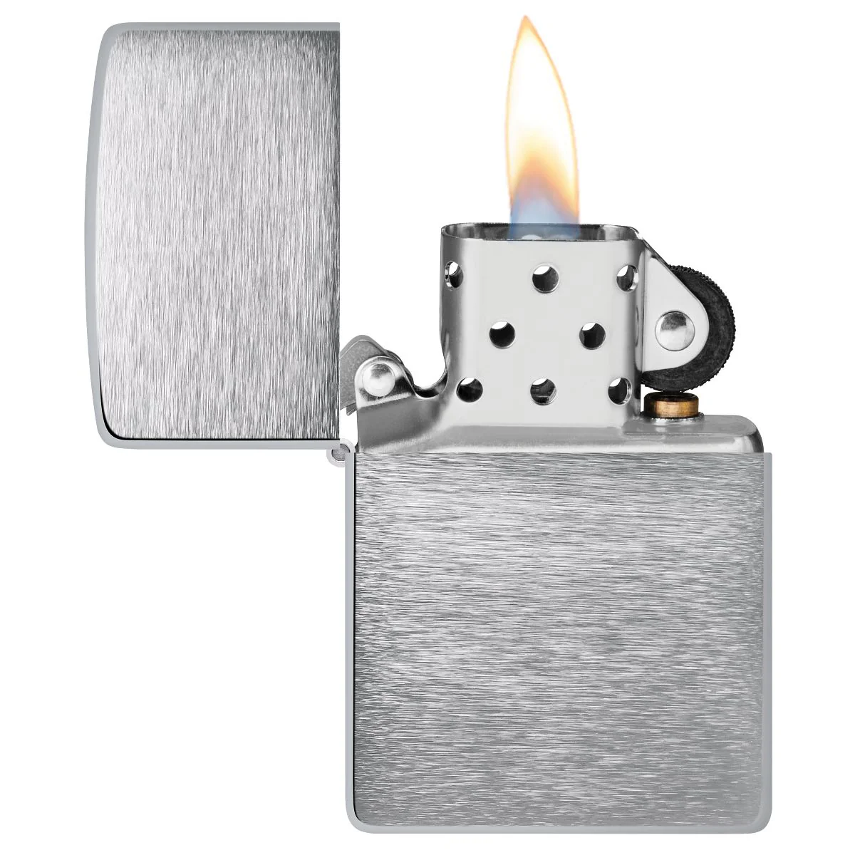 Zippo Lighter: Armor - Brushed Chrome 162 - Image 3