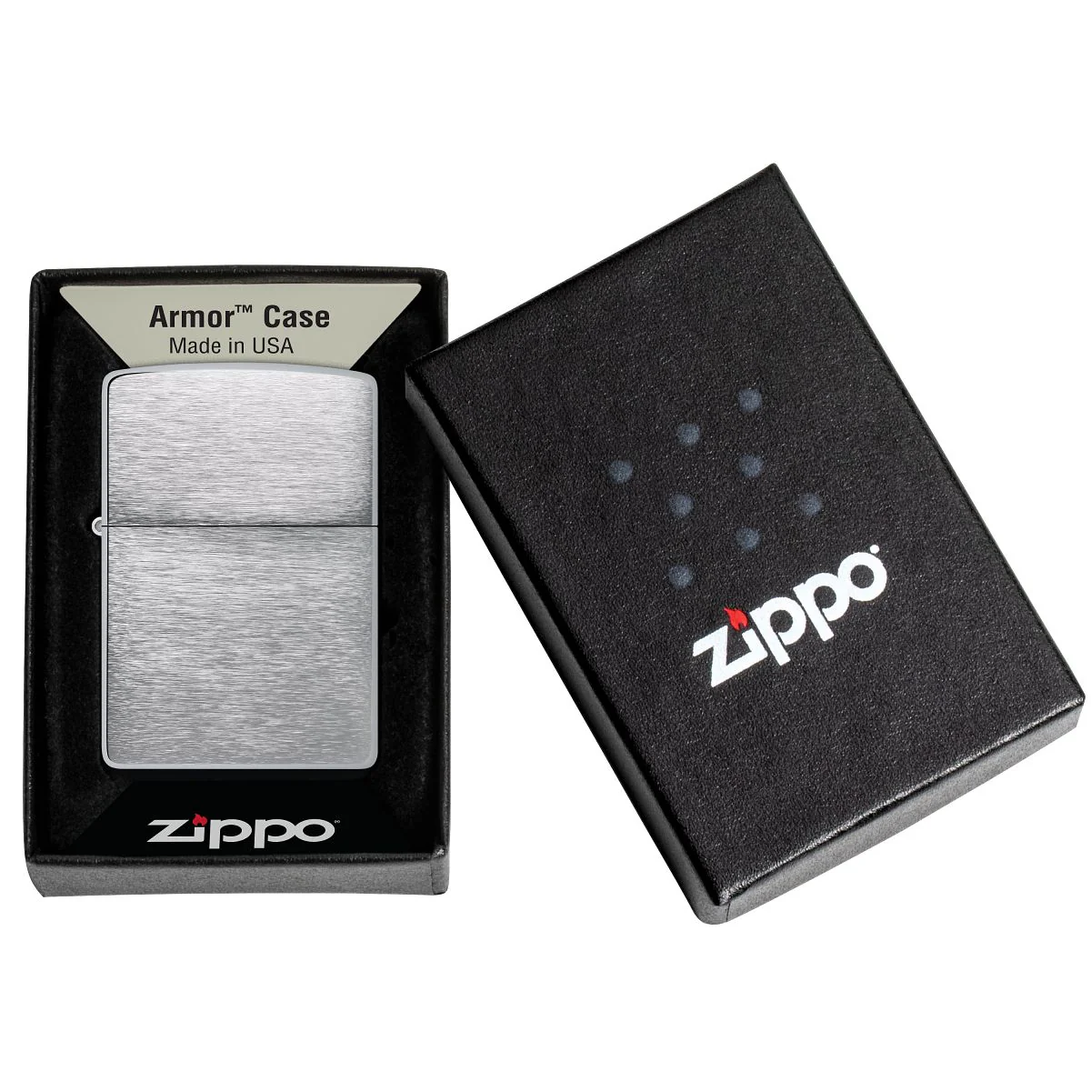 Zippo Lighter: Armor - Brushed Chrome 162 - Image 6