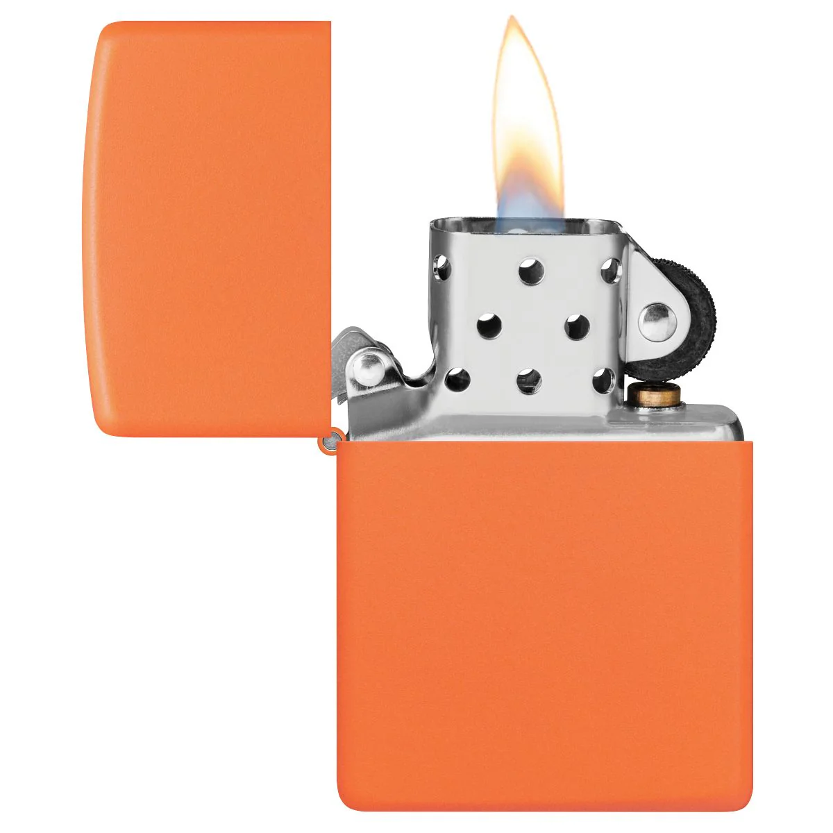 Zippo Lighter: Orange Matte 231 - Image 5