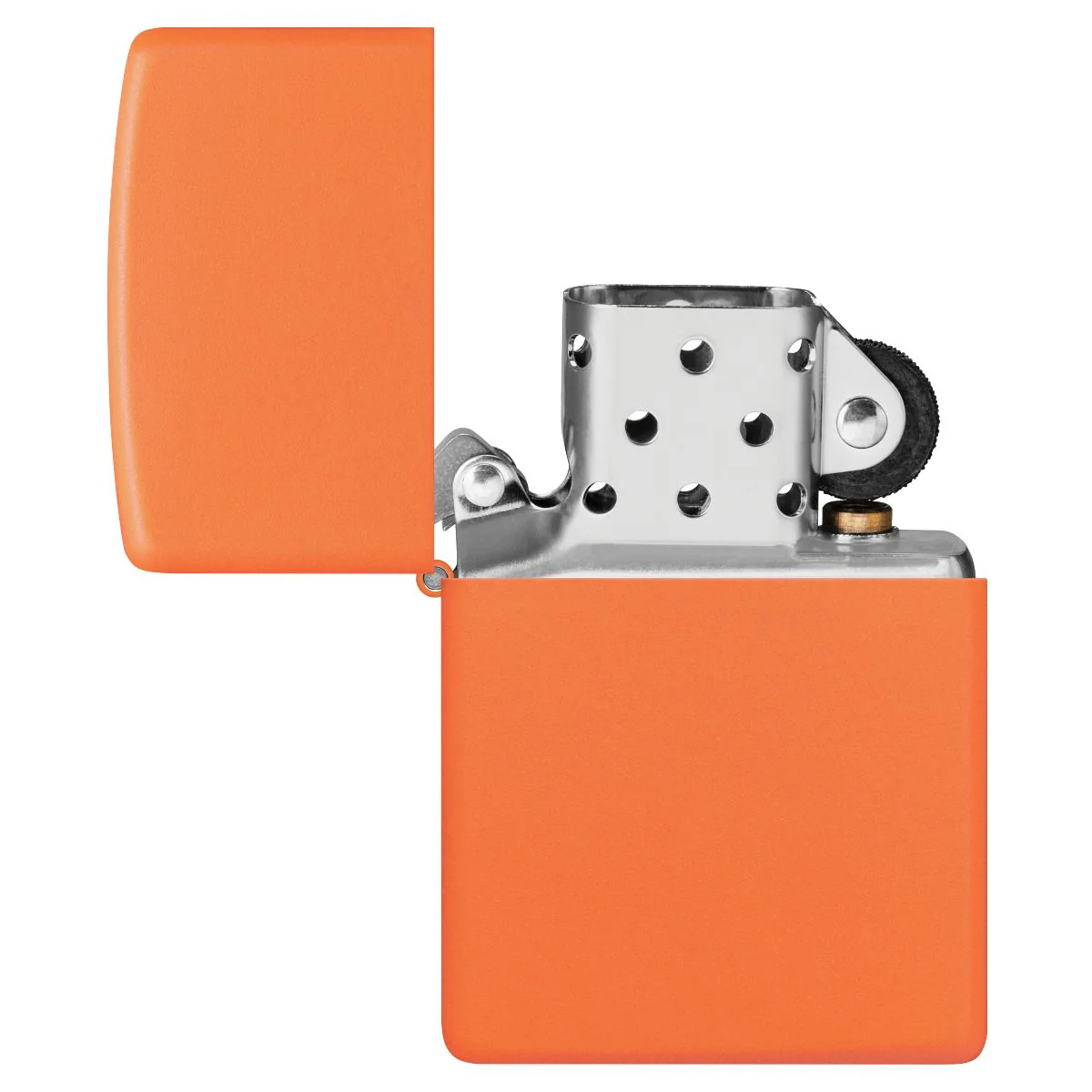 Zippo Lighter: Orange Matte 231 - Image 6