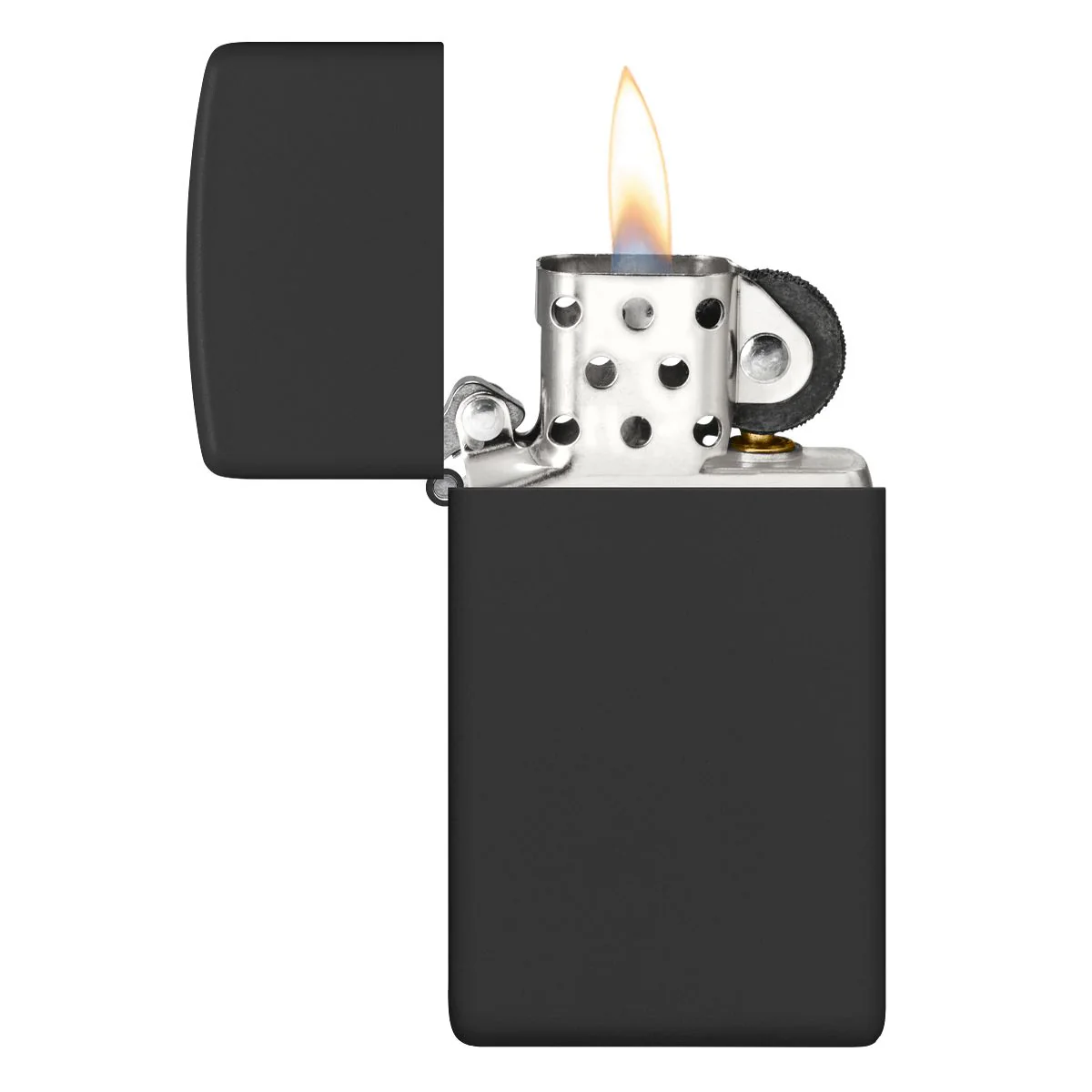 Zippo Lighter: Slim - Black Matte 1618 - Image 3