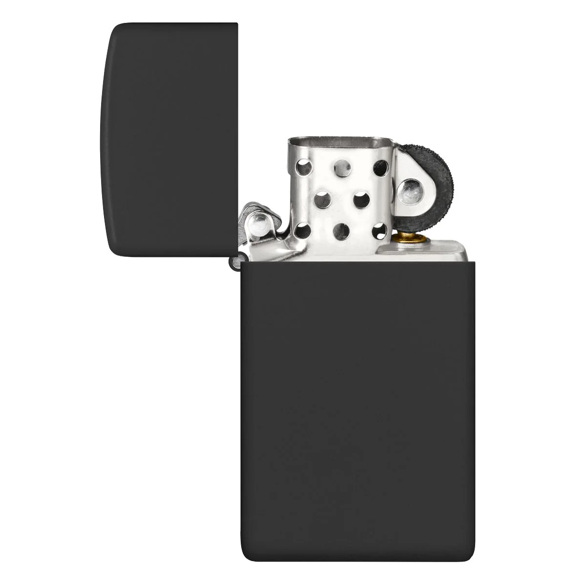 Zippo Lighter: Slim - Black Matte 1618 - Image 4