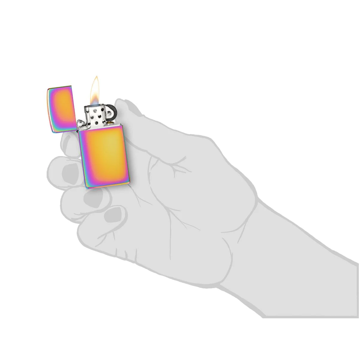 Zippo Lighter: Slim - Spectrum 20493 - Image 5