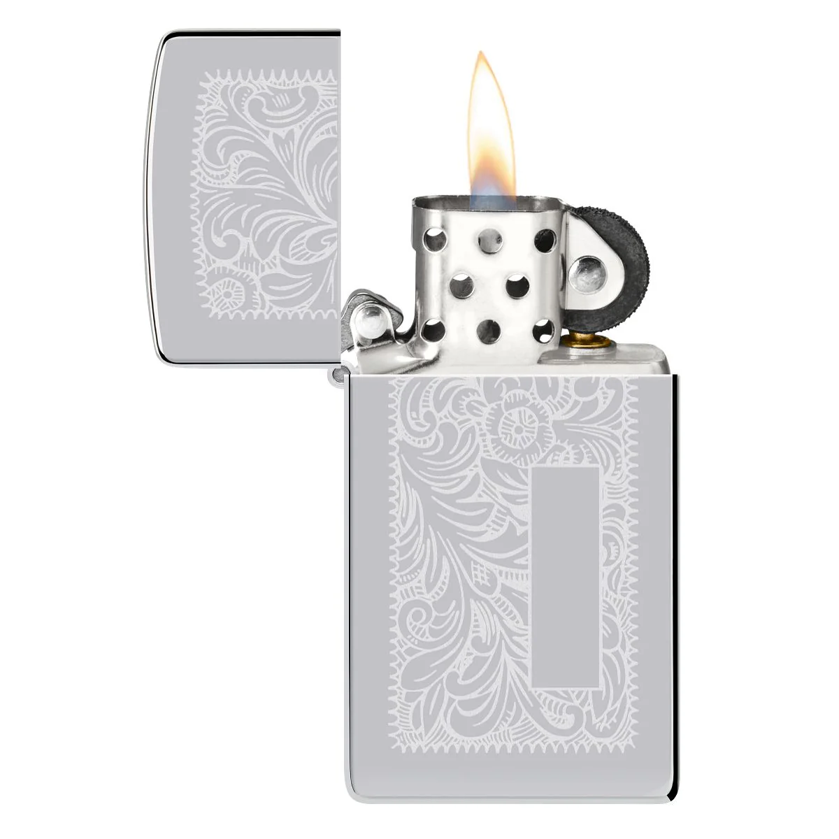 Zippo Lighter: Slim Venetian - HP Chrome 1652 - Image 5
