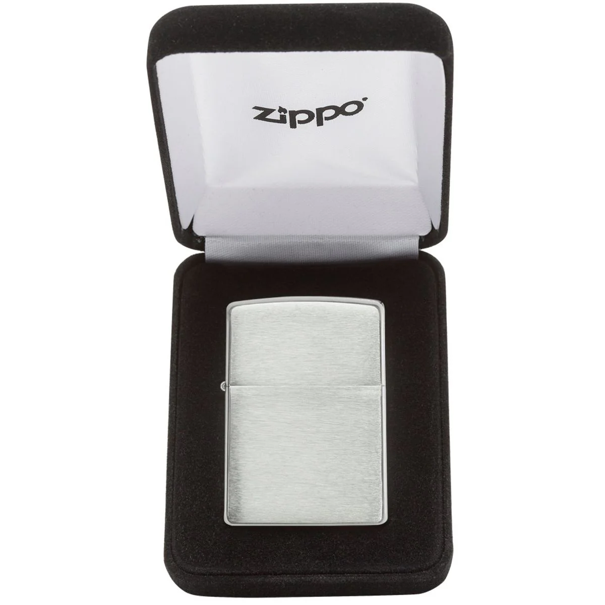 Zippo Lighter: Solid Sterling Silver - Brushed 13 - Image 6