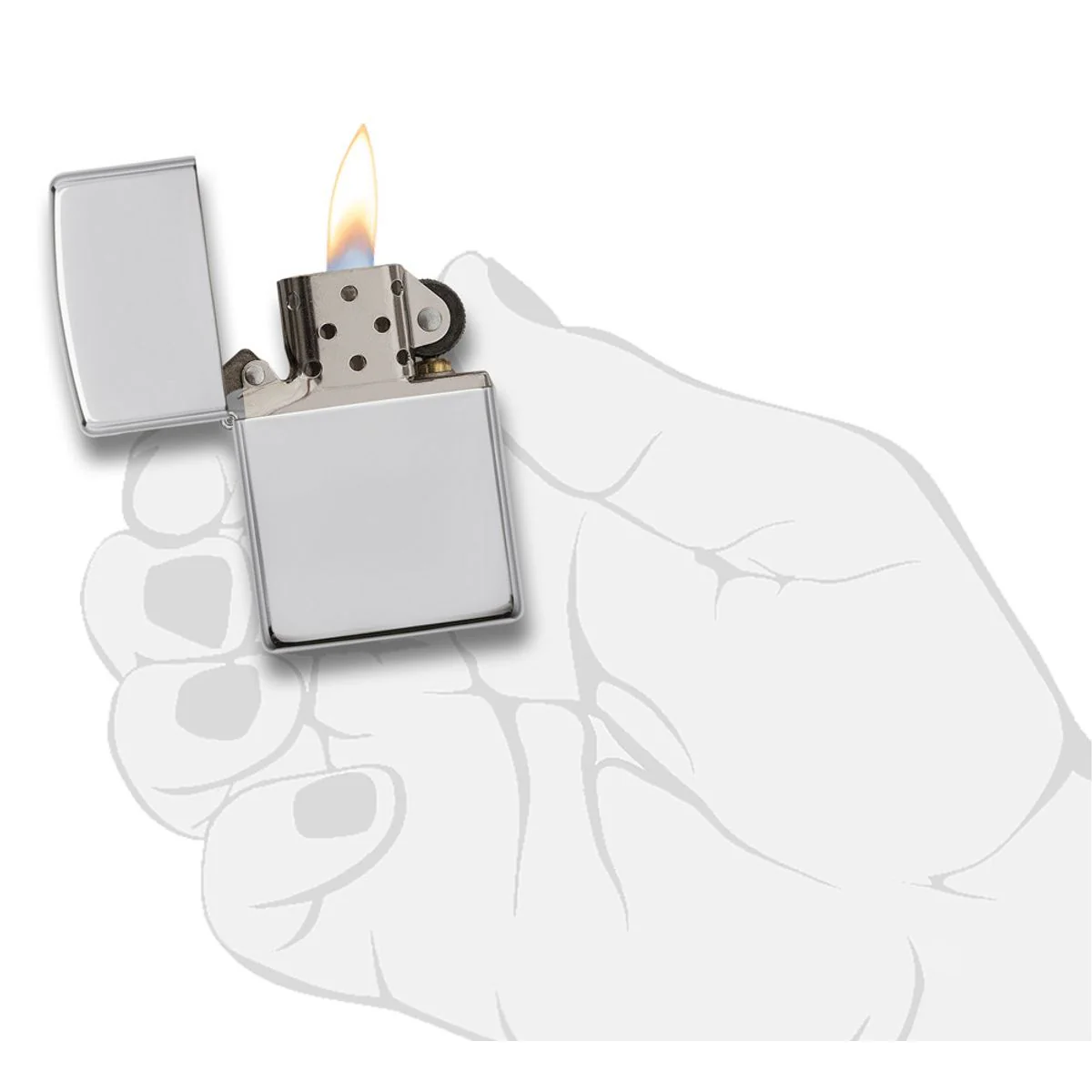 Zippo Lighter: Solid Sterling Silver - High Polish 15 - Image 5