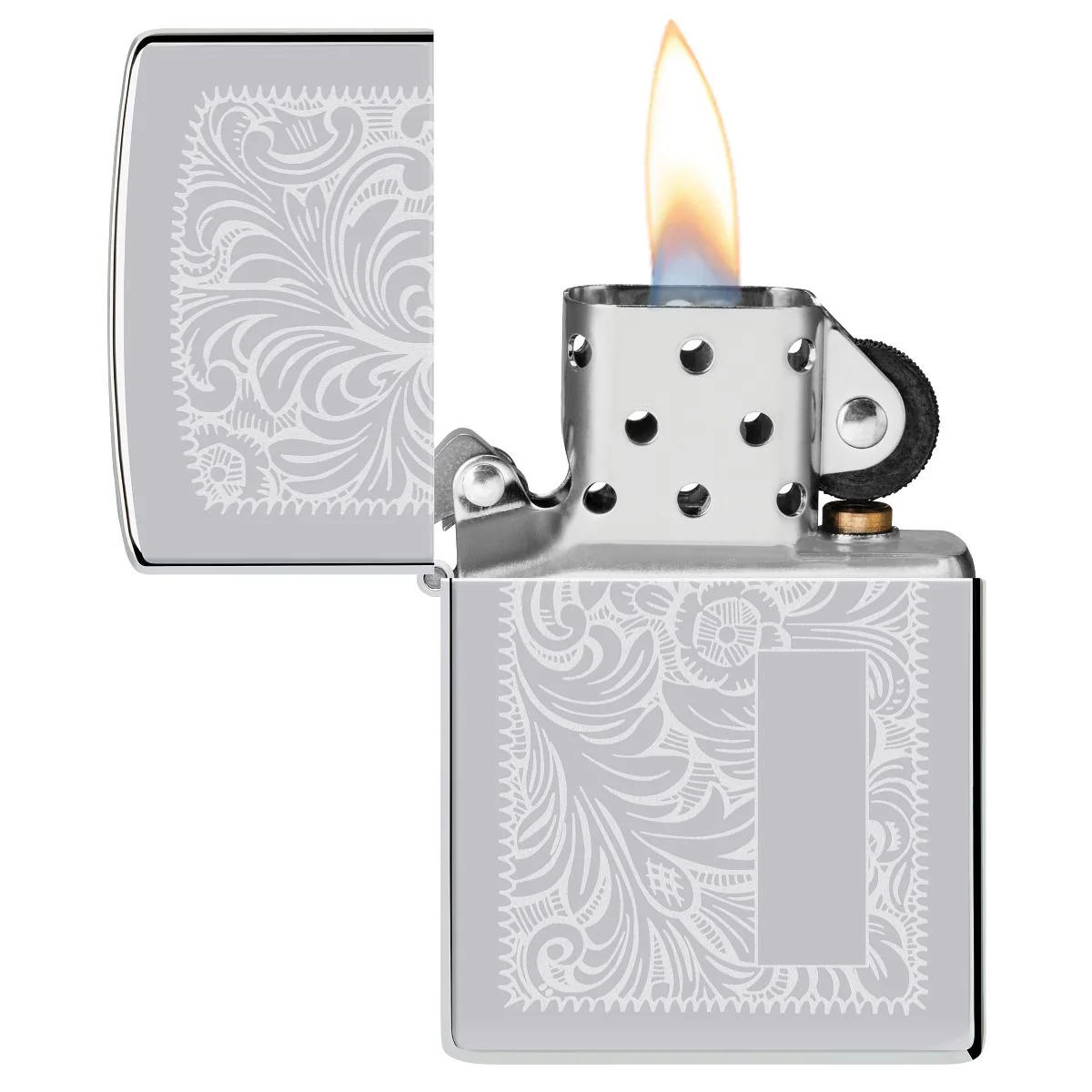 Zippo Lighter: Venetian - HP Chrome 352 - Image 5