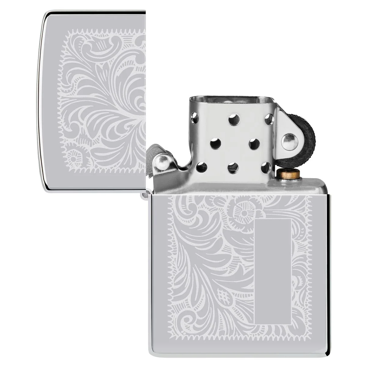 Zippo Lighter: Venetian - HP Chrome 352 - Image 6
