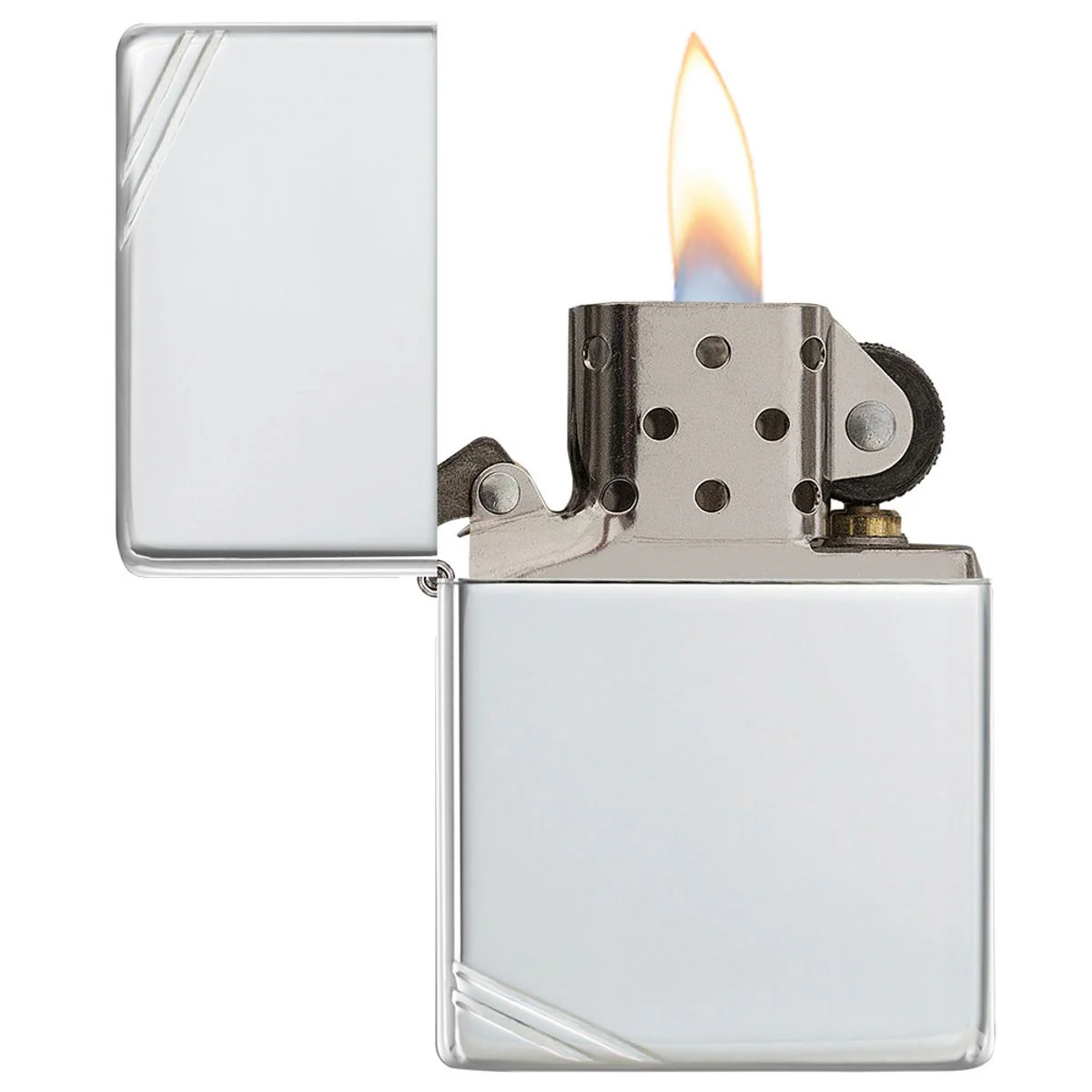 Zippo Lighter: Vintage, Solid Sterling Silver - High Polish 14 - Image 3