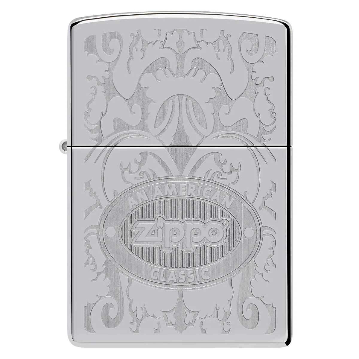 Zippo Lighter: Zippo American Classic Crown Stamp - HP Chrome - Image 3